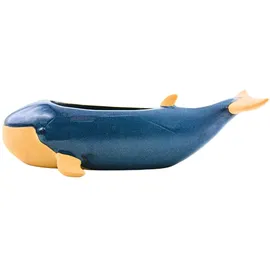 Dekohelden24 Wal 30 x 13 x 9 cm Keramik
