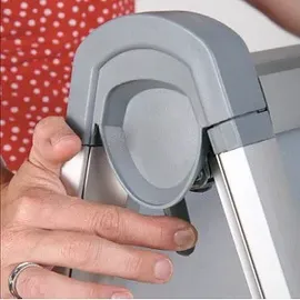 Franken Kundenstopper Outdoor PRO silber DIN A1 2 Fächer