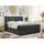 MKS Boxspringbett, PREMIUM 11 King 160/200 Dunkelgrau Struktur - H4,