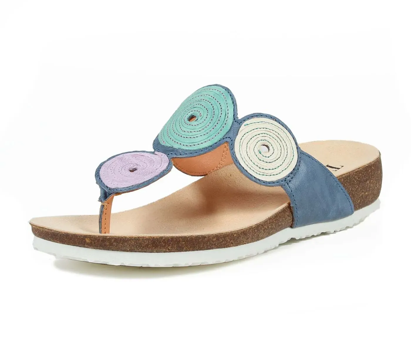 Think Zehengreifer bunt Julia denim/kombi 372-8010 Gr.40 - JLA 198