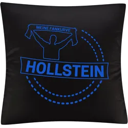 multifanshop Kissenbezug - Holstein - Meine Fankurve - Druck blau - Kissen
