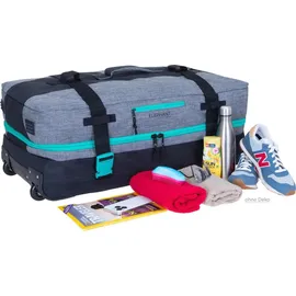 Elephant Gin Elephant Travel 4-Rollen 80 cm / 120 l grau/türkis