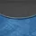 Pergamon Luxus Super Soft Hochflor Teppich Melia Rund Blau 160x160cm