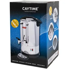 Caytime Teemaschine A12 - Teeautomat isoliert mit Doppelwand Isolierung Analog Samowar, Semaver 12 L