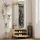 Homcom Garderoben-Set 60 x 13,5 x 127,5 cm beige