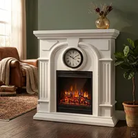 ABC home Elektrokamin 1800W Weiß
