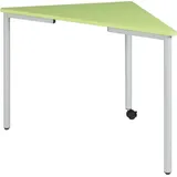 Pythagoras Dreiecktisch Melamin mit Aufnahme für eine Ergo Tray Box