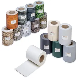 Estexo Zaunblende 70 m braun PVC 2 St.