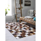 Vip Leather NEU KUHFELL Patchwork Teppich Cod Mart CMB2 1000 (150 x 210 cm)