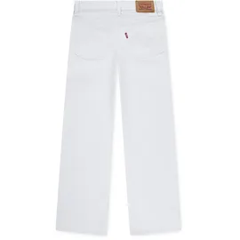 Levi's 5-Pocket-Jeans LEVI'S KIDS "LVG WIDE LEG JEANS", Mädchen, Gr. 10 (140), N-Gr, hellweiß, Denim/Jeans, Obermaterial: 98% Baumwolle, 2% Elasthan, lang, Jeans 5-Pocket-Jeans, mit weitem Bein - for GIRLS