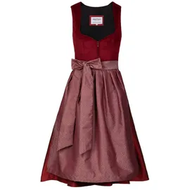 Edelnice Midi Dirndl Luise rot 50