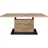 Mäusbacher Lift Couchtisch Schwarz Eiche 120 x 49-68 x 70 cm