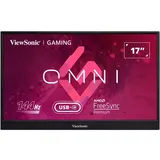 ViewSonic VX1755 43,9 cm (17 Zoll) Portable Gaming Monitor (Full-HD, IPS-Panel, 144 Hz) Schwarz, 9.7"x15.6"x0.7"