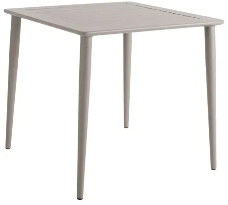 Brafab Gartentisch Nimes 78 x cm Aluminium Braun Khaki