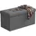 Relaxdays Sitzbank Truhenbank Dunkelgrau 76 x 38 x 38 cm
