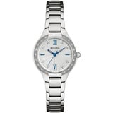 Bulova Diamonds 96R208 Damenarmbanduhr - Silber/Silber