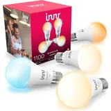 Innr Zigbee E27 LED, funktioniert mit Philips Hue*, smart Lampe warmweiß bis kaltweiß 1190lm 4-er Pack