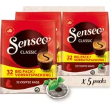 Senseo Pads Classic - Kaffee RA-zertifiziert - 5 Vorratspackungen x 32 Kaffeepads