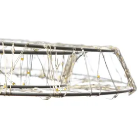 MARELIDA LED Lichtkranz Türkranz Weihnachtskranz 30cm 400LED 8 Modi Timer Außen