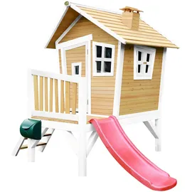 Axi Robin Spielhaus Braun, Weiß Holz, Kunststoff, Hemlocktanne, 264x203x177 cm EN 71, CE, FSC 100%, Outdoor Spielzeug, Spielhäuser