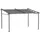 Outsunny Pergola 397 x 295 x 230 cm dunkelgrau