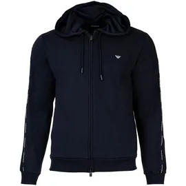 Emporio Armani Basic Terry Sweatjacke Herren Blau L