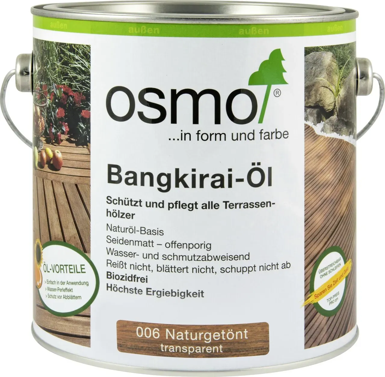 osmo bangkirai-�l naturget�nt 2,5 l