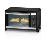 Rommelsbacher Minibackofen, Schwarzchrom, Metall, 39x23x27.5 cm, Grüner Punkt, RoHS, CE, Küchengeräte, Sonstige Küchengeräte