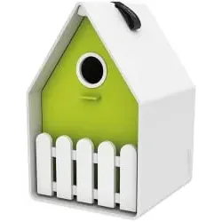 EMSA Landhaus Vogelhäuschen 0000514126 , Farbe: Weiß / Grün