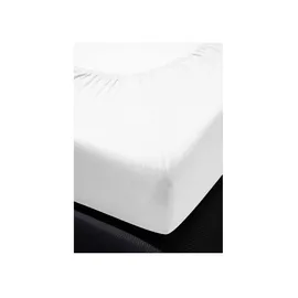 IRISETTE Spannbettlaken Jersey 180 x 200 - 200 x 220 cm weiß