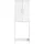 home collective Waschmaschinenschrank 65 x 30 x 187 cm Weiß