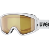 Uvex Wintersportbrille Weiß Zylindrische (flache) Linse