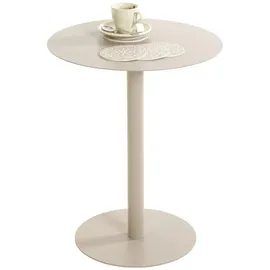 Haku-Möbel Beistelltisch - beige ¦ Maße cm) H: 50 Ø: 40.0