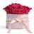 ROSEMARIE SCHULZ Heidelberg Rosenbox rund Infinity Rosen Pink - Blumenbox in Rosa mit 4 mal ewige Rose haltbar 3 Jahre - Freundinnen Geschenkideen und Geschenke für Freundinnen (Rosa-Pink)
