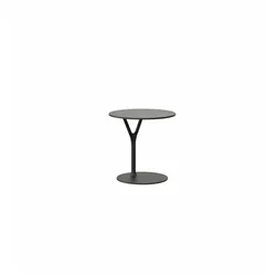 Frost Wishbone Tisch Tisch 1 - H 45cm, Ø 45cm | schwarz