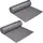 Relaxdays 2 x Malervlies 270g/m2 1x50 m - Grau