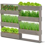 Coemo Vertikalbeet Riga 7 Pflanzkästen 0 x 0 x 0 cm Grau