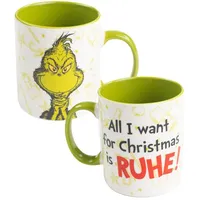 UNITED LABELS Grinch Tasse 320 ml, Grün Weiß, Kaffeebecher