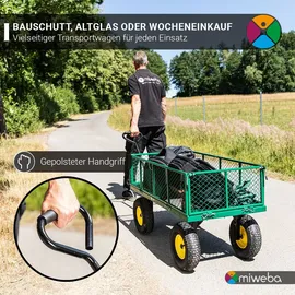 MIWEBA Bollerwagen MB-700 grau