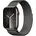 GPS + Cellular 45 mm Edelstahlgehäuse graphit, Milanaise Armband graphit One Size