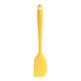 pfannenwender gelb Kochlöffel, Küchenschaber, Silikon-Kochutensilien, Silikonspatel, Buttercremeschaber, hitzebeständiges Küchen-Kuchen-Backen-Mischwerkzeug(GELB)