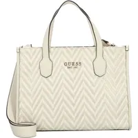 GUESS Silvana Shopper Tasche 31 cm beige