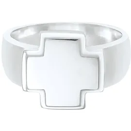 KUZZOI Ring Kreuz Silber 62