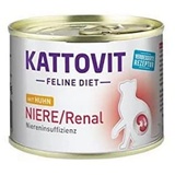 Kattovit Feline Diet Niere/Renal Huhn 12 x 185 g