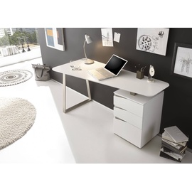 MCA Furniture Schreibtisch Tori Holzoptik Weiß