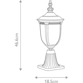 Elsteadlighting Cleveland Stehleuchte Bronze verwittert Elstead Lighting CL3-S