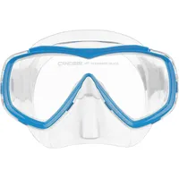 Cressi Estrella Jr - Maske zum Tauchen und Schnorcheln, Transparent/Blau, Einheitsgröße, Kinder Unisex