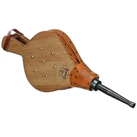 El Zorro Faltenbalg Holz und Leder 44 x 16 cm Zubehör für Kamine/Grill/Öfen