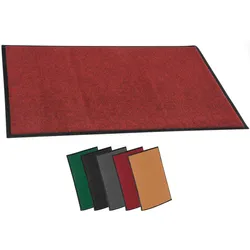 CLP Rutschfeste Fußmatte rot/60x90 cm