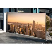 RABURG Seitenmarkise 160 x 300 cm Sichtschutz Skyline